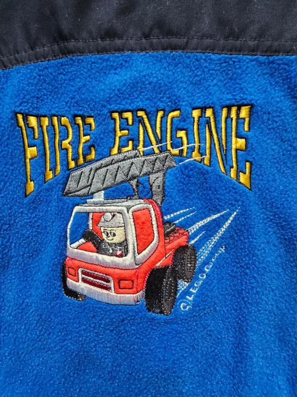 Y2K Lego Wear by Kabooki Rescue Worker fleece vest jacket . 3T